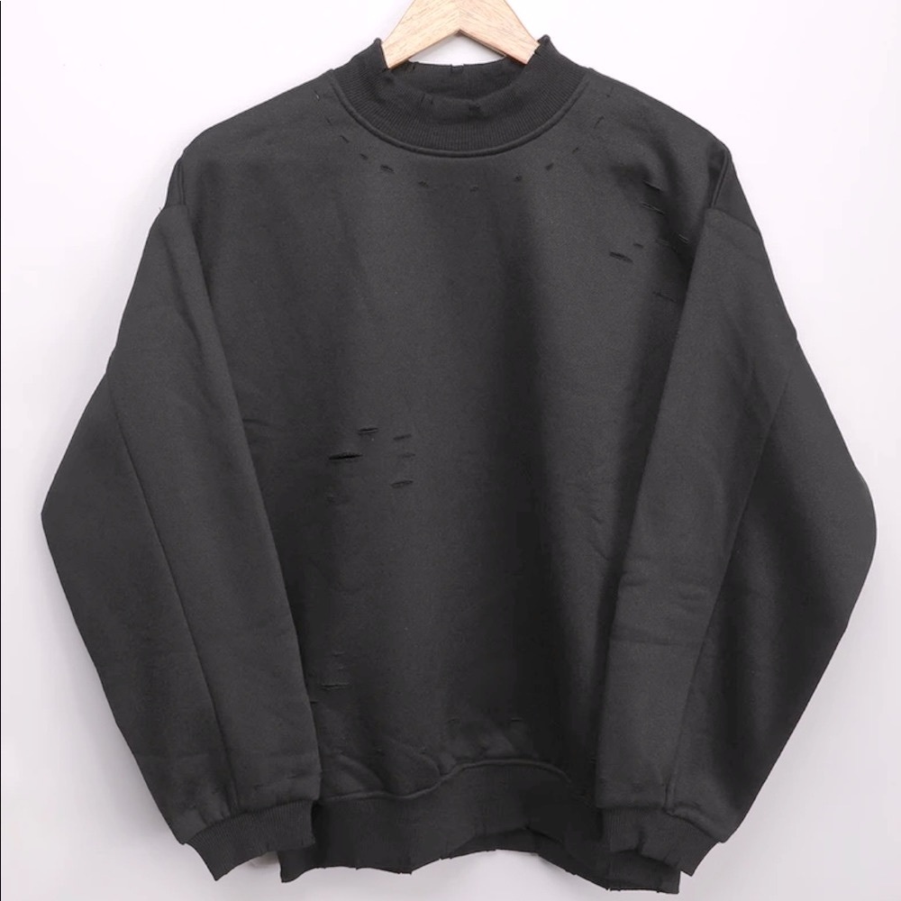 Lulus Best Way to Chill oversized distressed sweatshirt